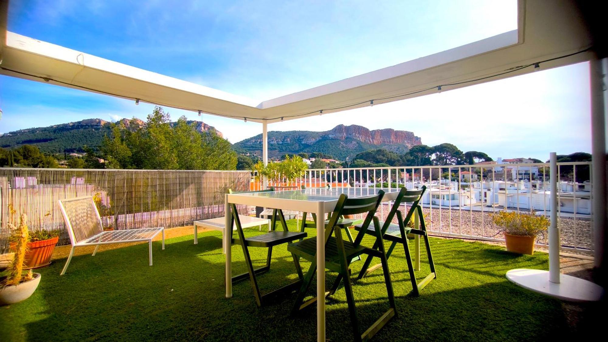 Sunset Garden - Roof Top 45 M2 Vue Mer / Cap Canaille Cassis Extérieur photo